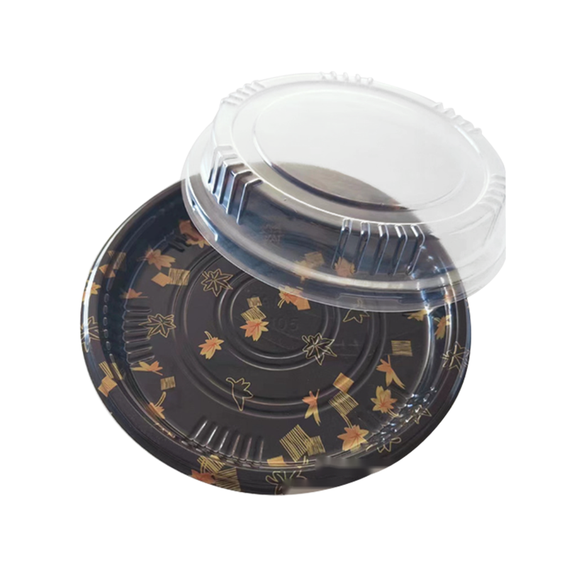 Kruhový sendvičový talíř s víkem