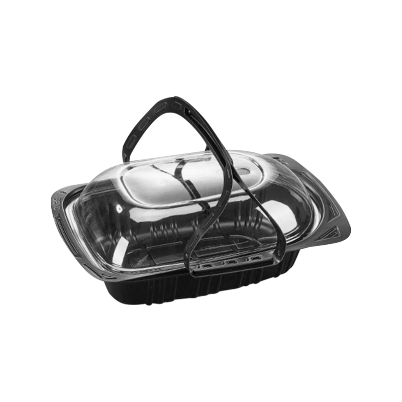 Jednorázová plastová ruční nádoba na pečené kuře